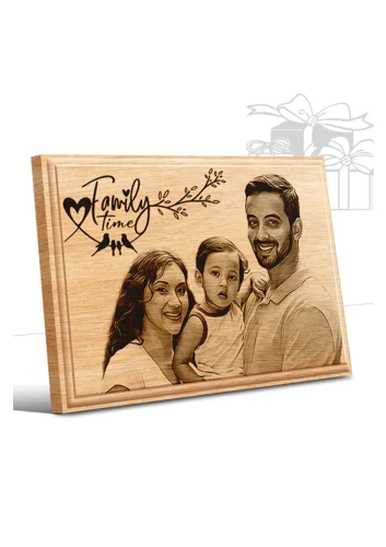 📸 Photo Printed on Wooden Plank